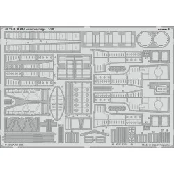 Eduard 481140 1/48 B-24J undercarriage Photo-Etched for Aircraft Photo etched set