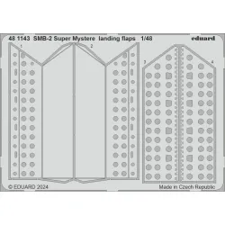 Eduard 481143 1/48 SMB-2 Super Mystere landing flaps Photo-Etched for Aircraft Photo etched set