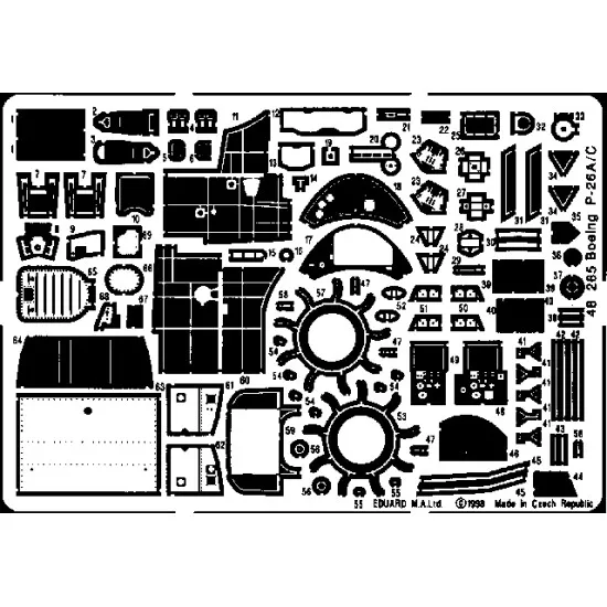 Eduard 48265 1/48 P-26A/C Peashooter Photo-Etched for Aircraft Photo ...