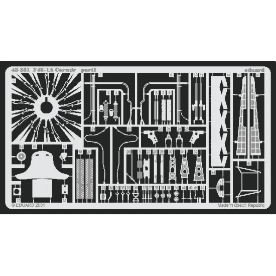 Eduard 48381 1/48 F4U-1A Photo-Etched for Aircraft Photo etched set