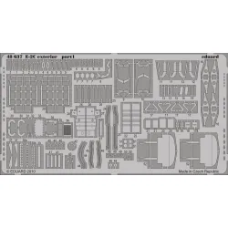 Eduard 48637 1/48 E-2C exterior Photo-Etched for Aircraft Photo etched set