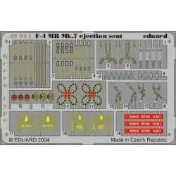 Eduard 49014 1/48 F-4 ejection seat green Photo-Etched for Aircraft Photo etched set