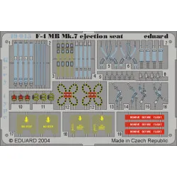 Eduard 49015 1/48 F-4 ejection seat grey Photo-Etched for Aircraft Photo etched set