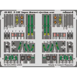 Eduard 49032 1/48 F/A-18F ejection seat Photo-Etched for Aircraft Photo etched set