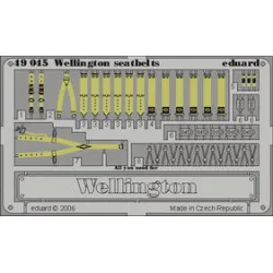 Eduard 49045 1/48 Wellington seatbelts Photo-Etched for Aircraft Photo etched set