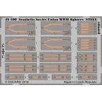 Eduard 49100 1/48 Seatbelts Soviet Union WWII fighters STEEL Photo-Etched for Aircraft Photo etched set