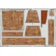Eduard 491201 1/48 B-17F wooden floors & ammo boxes Photo-Etched for Aircraft Photo etched set