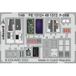 Eduard 491312 1/48 F-35B Photo-Etched for Aircraft Photo etched set