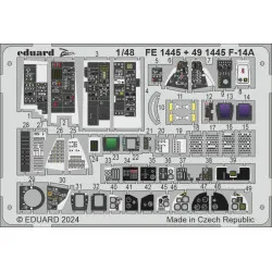 Eduard 491445 1/48 F-14A Photo-Etched for Aircraft Photo etched set