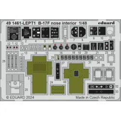 Eduard 491461 1/48 B-17F nose interior Photo-Etched for Aircraft
