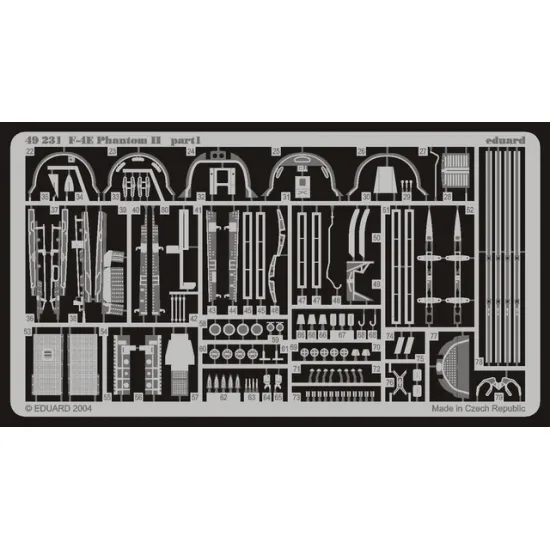 Eduard 49231 1/48 F-4E Photo-Etched for Aircraft Photo etched set