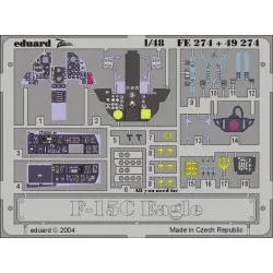 Eduard 49274 1/48 F-15C interior Photo-Etched for Aircraft Photo etched set