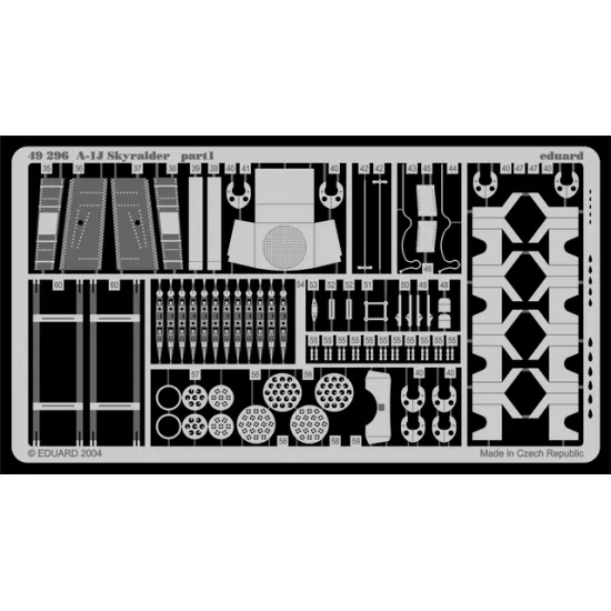 Eduard 49296 1/48 A-1J Photo-Etched for Aircraft Photo etched set
