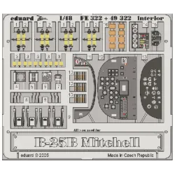 Eduard 49322 1/48 B-25B interior Photo-Etched for Aircraft Photo etched set