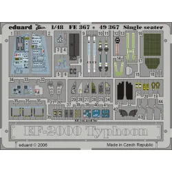 Eduard 49367 1/48 EF-2000 Typhoon Single Seater Photo-Etched for Aircraft Photo etched set