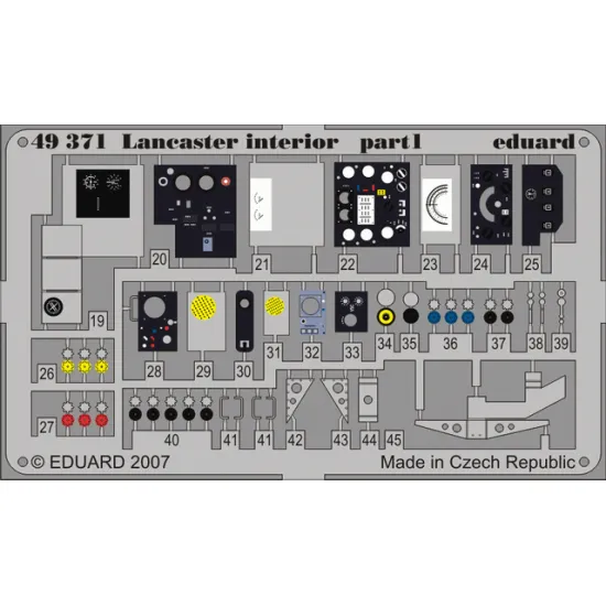 Eduard 49371 1/48 Lancaster interior Photo-Etched for Aircraft Photo etched set