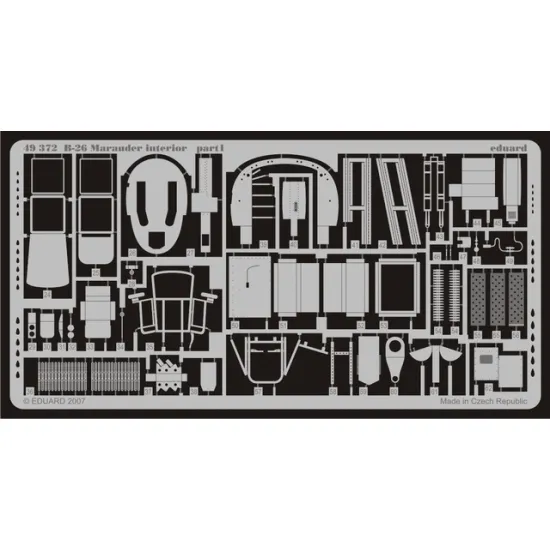 Eduard 49372 1/48 B-26 interior Photo-Etched for Aircraft Photo etched set