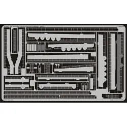 Eduard 53007 1/350 US Aircraft Carrier Hornet railings 0 Photo-Etched for Ships Photo etched set