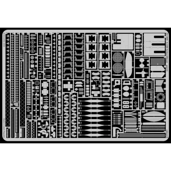 Eduard 53009 1/72 S-100 Schnellboot Photo-Etched for Ships Photo etched set