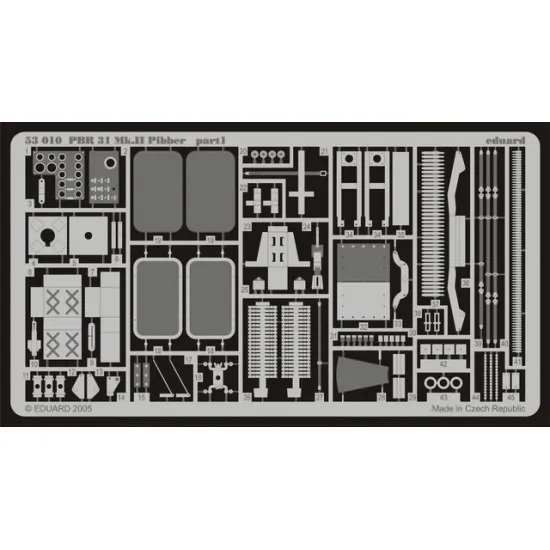 Eduard 53010 1/35 PBR 31 Mk.II Pibber Photo-Etched for Ships Photo etched set