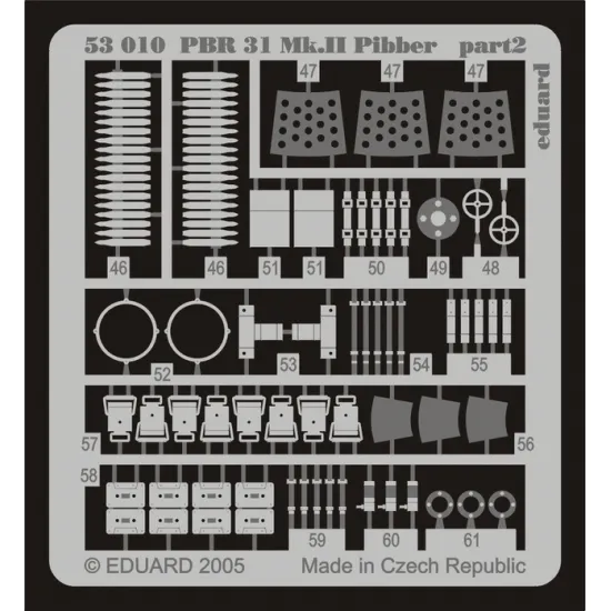 Eduard 53010 1/35 PBR 31 Mk.II Pibber Photo-Etched for Ships Photo etched set