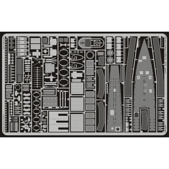 Eduard 53015 1/72 U-boat VIIC/41 Photo-Etched for Ships Photo etched set