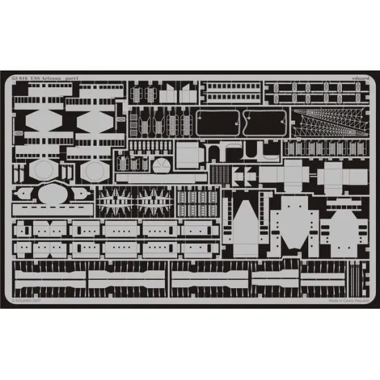 Eduard 53016 1/350 USS Arizona 0 Photo-Etched for Ships Photo etched set