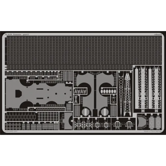 Eduard 53019 1/350 Yamato 0 Photo-Etched for Ships Photo etched set