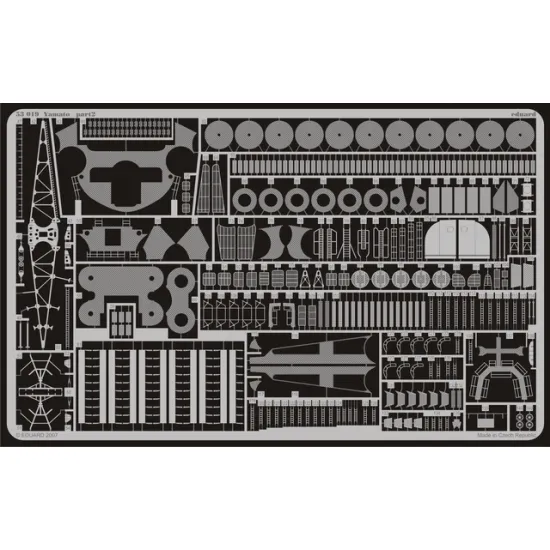 Eduard 53019 1/350 Yamato 0 Photo-Etched for Ships Photo etched set