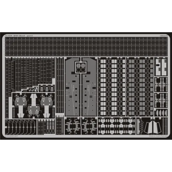 Eduard 53020 1/350 HMS Hood 0 Photo-Etched for Ships Photo etched set