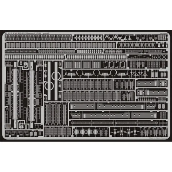 Eduard 53021 1/350 USS BB-63 Missouri 0 Photo-Etched for Ships Photo etched set