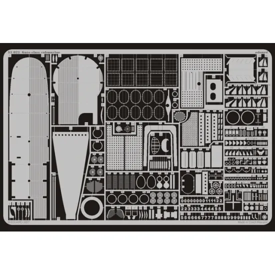 Eduard 53023 1/72 Gato class submarine Photo-Etched for Ships Photo etched set