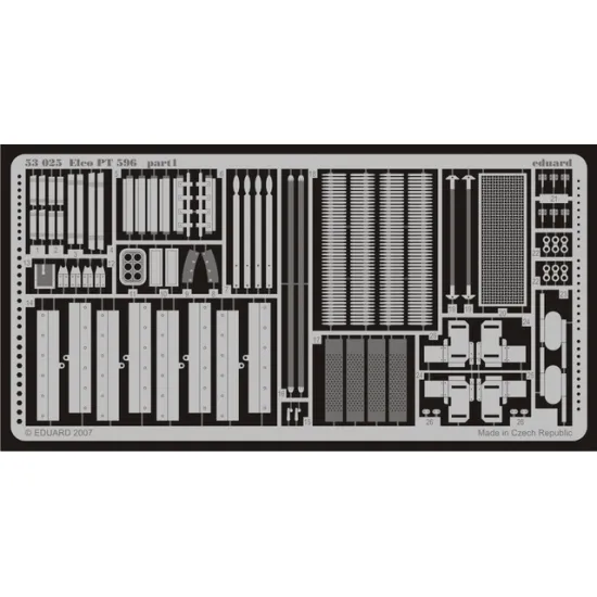 Eduard 53025 1/35 Elco PT 596 Photo-Etched for Ships Photo etched set