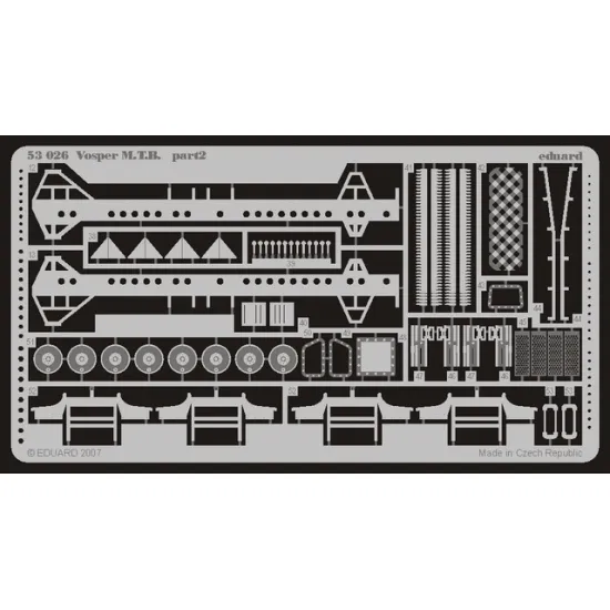 Eduard 53026 1/72 Vosper M.T.B Photo-Etched for Ships Photo etched set