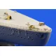 Eduard 53036 1/350 Bismarck railings and turrets 0 Photo-Etched for Ships Photo etched set