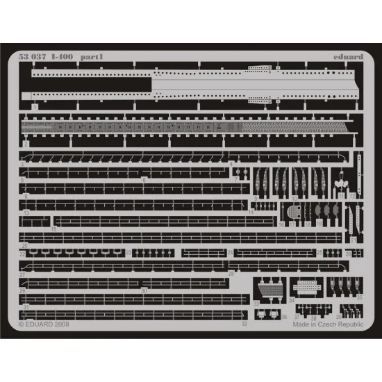 Eduard 53037 1/350 I-400 0 Photo-Etched for Ships Photo etched set