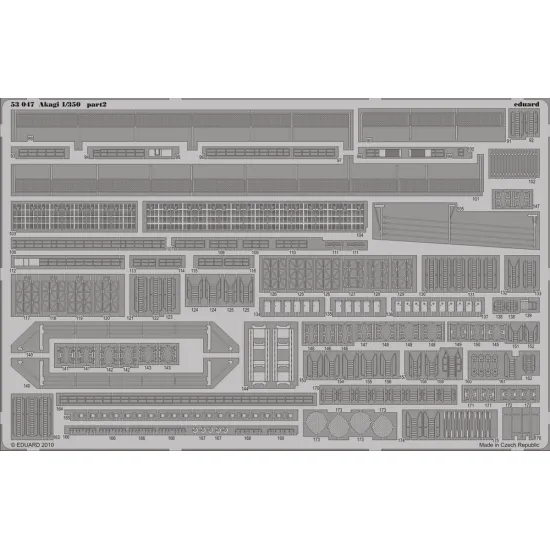 Eduard 53047 1/350 Akagi 0 Photo-Etched for Ships Photo etched set