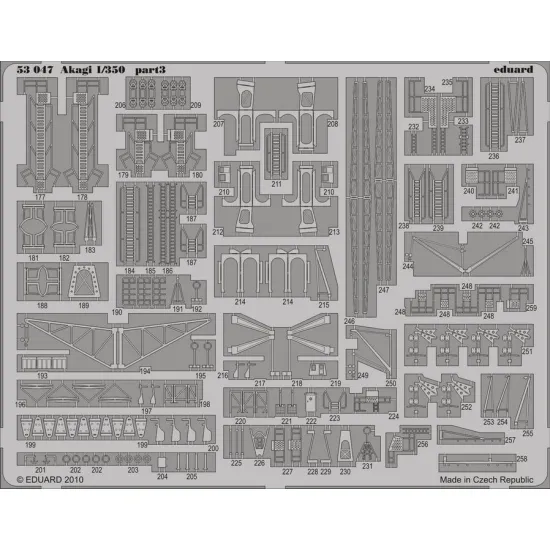 Eduard 53047 1/350 Akagi 0 Photo-Etched for Ships Photo etched set