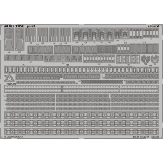 Eduard 53074 1/350 TONE 0 Photo-Etched for Ships Photo etched set