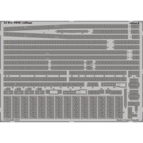 Eduard 53075 1/350 TONE railings 0 Photo-Etched for Ships Photo etched set