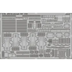 Eduard 53091 1/350 HMS Dreadnought 1907 0 Photo-Etched for Ships Photo etched set
