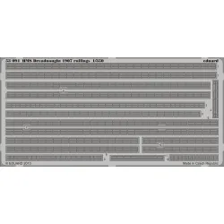 Eduard 53094 1/350 HMS Dreadnought 1907 railings 0 Photo-Etched for Ships Photo etched set