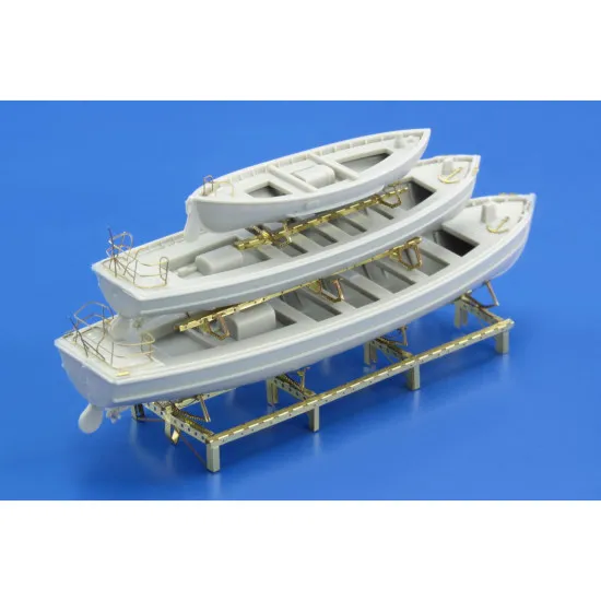 Eduard 53104 1/200 USS Arizona part 3-life boats 1/200 Photo-Etched for Ships Photo etched set