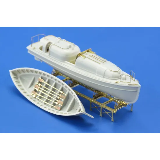 Eduard 53104 1/200 USS Arizona part 3-life boats 1/200 Photo-Etched for Ships Photo etched set