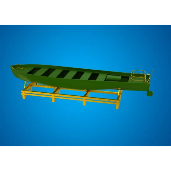 Eduard 53104 1/200 USS Arizona part 3-life boats 1/200 Photo-Etched for Ships Photo etched set