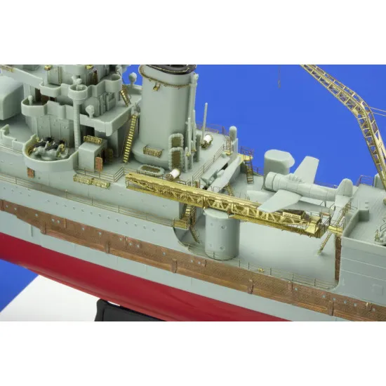 Eduard 53105 1/350 USS CA-35 Indianapolis railings 0 Photo-Etched for Ships Photo etched set
