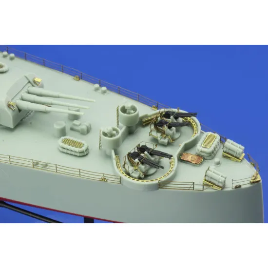Eduard 53105 1/350 USS CA-35 Indianapolis railings 0 Photo-Etched for Ships Photo etched set