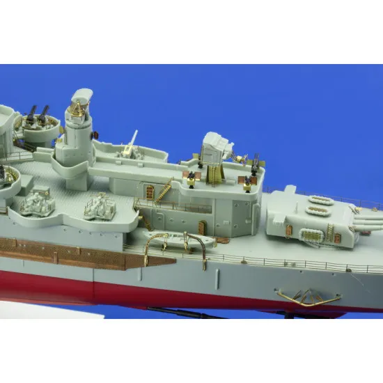 Eduard 53105 1/350 USS CA-35 Indianapolis railings 0 Photo-Etched for Ships Photo etched set
