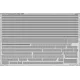 Eduard 53111 1/200 USS Arizona part 5 - railings 1/200 Photo-Etched for Ships Photo etched set