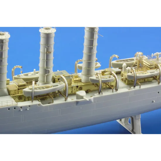 Eduard 53114 1/350 SMS Emden part 1 0 Photo-Etched for Ships Photo etched set